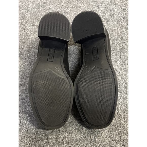 Nine West Women’s Black Slip-On Square Toe Chunky Heel Loafers Size 7.5M - Picture 4 of 6